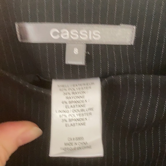 ⭐️ 3/$20 ⭐️ Cassis pinstripe pencil skirt, size 8 - Picture 5 of 9